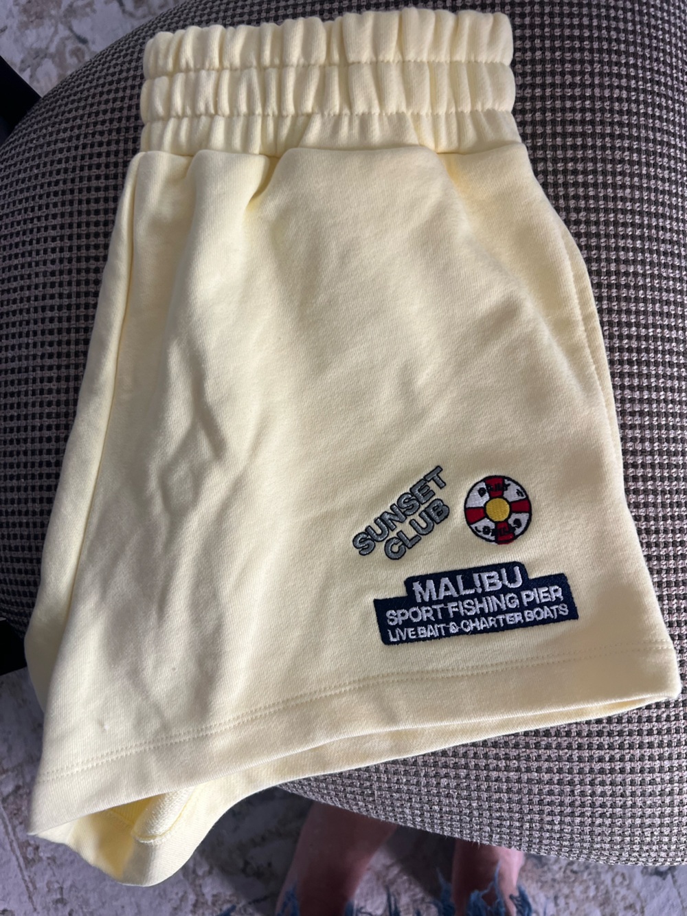 Daily Drills Sunset Club Malibu Embroidered Shorts S/M